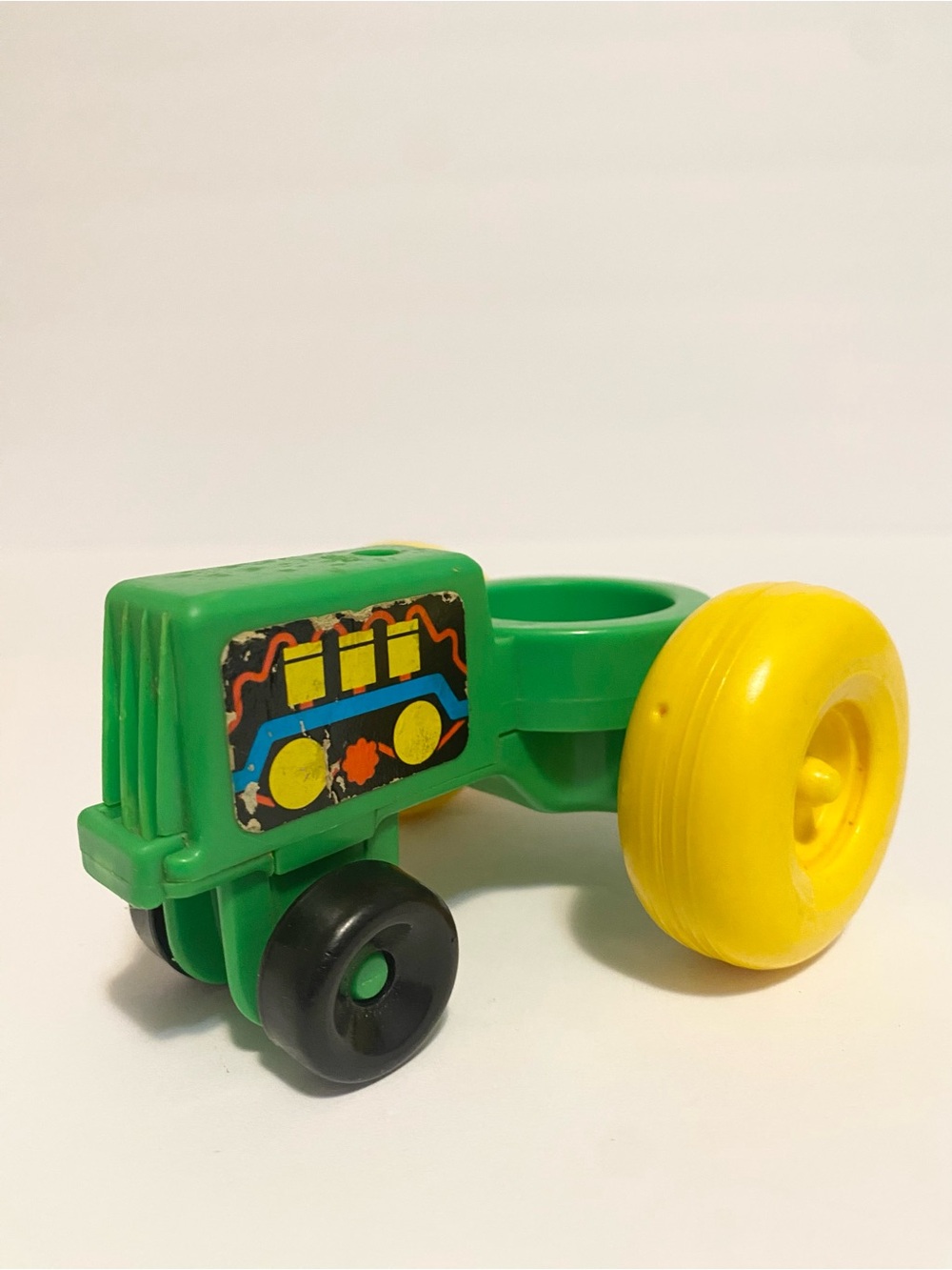 Vintage 1990 Little People Green Tractor Vehicle Barn Farm Figure Toy 4/$20 🛑